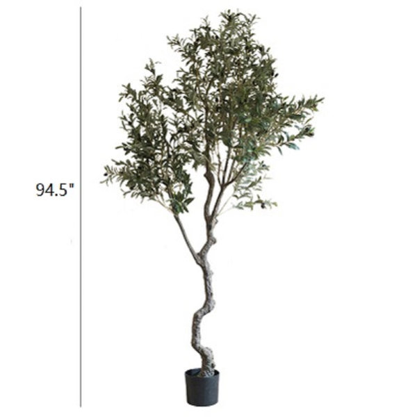 Rustic Reach Large Artificial Olive Tree 94" Tall & Reviews Wayfair